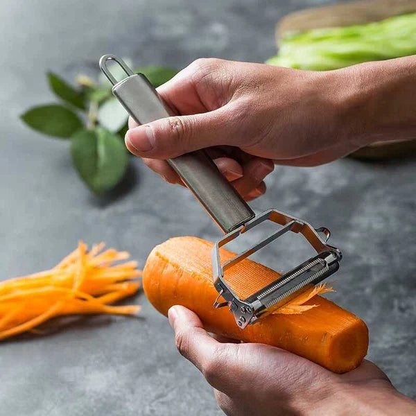 2-in-1 Steel Vegetable Peeler