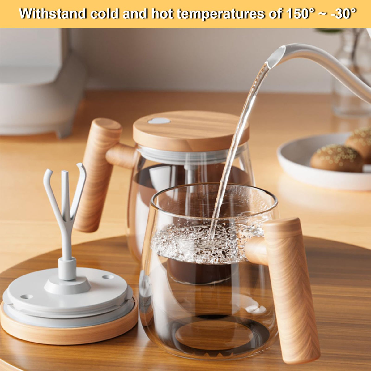 New 400ML Electric Self-Stirring Mug – Rechargeable Waterproof Coffee & Protein Mixing Cup