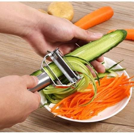 2-in-1 Steel Vegetable Peeler